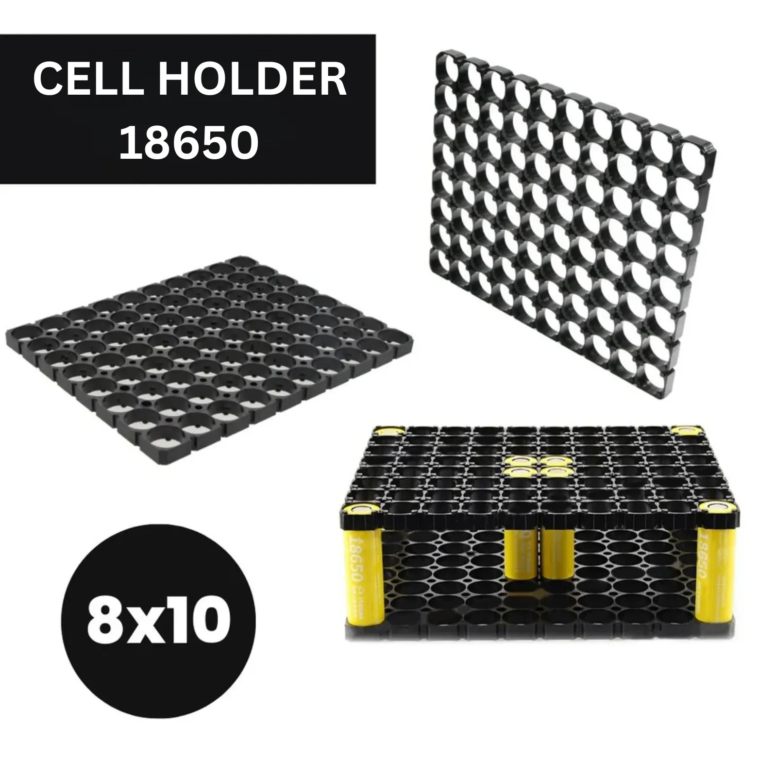 CELL HOLDER 18650 (8X10) - Image 5